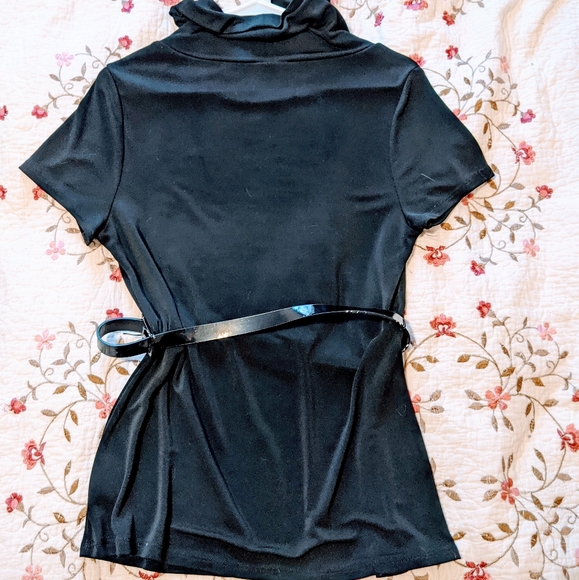 Black Belted Shirt - Picture 2 of 2